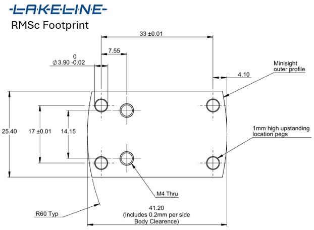 RMSc Footprint Diagram