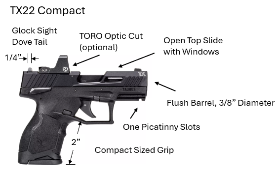 Taurus TX22 Compact