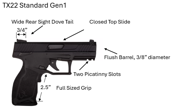 Taurus TX22 Gen1